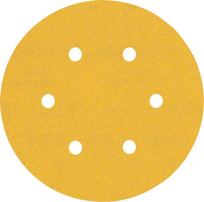 Bosch Professional Expert C470 Schleifpapier mit 6 Löchern für Exzenterschleifer, 150 mm, G 240, 50-tlg. (2608900923)
