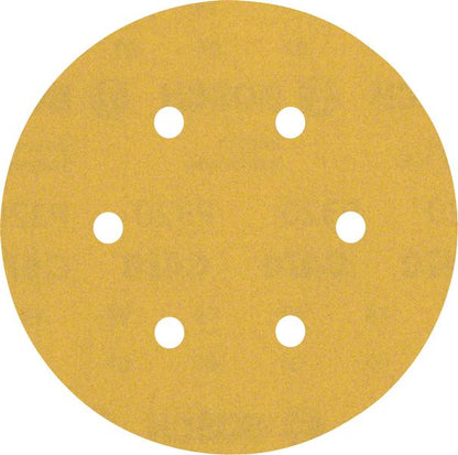 Bosch Professional Expert C470 Schleifpapier mit 6 Löchern für Exzenterschleifer, 150 mm, G 320, 50-tlg. (2608900924)