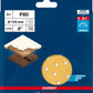 Bosch Professional Expert C470 Schleifpapier Mehrloch für Exzenterschleifer, 125 mm, G 80, 5-tlg. (2608901094)