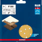 Bosch Professional Expert C470 Schleifpapier Mehrloch für Exzenterschleifer, 125 mm, G 180, 5-tlg. (2608901097)