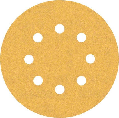 Bosch Professional Expert C470 Schleifpapier mit 8 Löchern für Exzenterschleifer, 125 mm, G 150, 50-tlg. (2608901120)