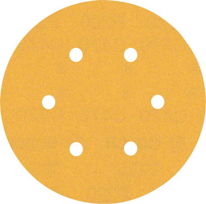 Bosch Professional Expert C470 Schleifpapier mit 6 Löchern für Exzenterschleifer, 150 mm, G 220, 50-tlg. (2608901123)
