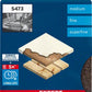 Bosch Professional Expert S473 Standard Pad, 98 x 120 x 13 mm, M, F, SF, 3-tlg. (2608901176)