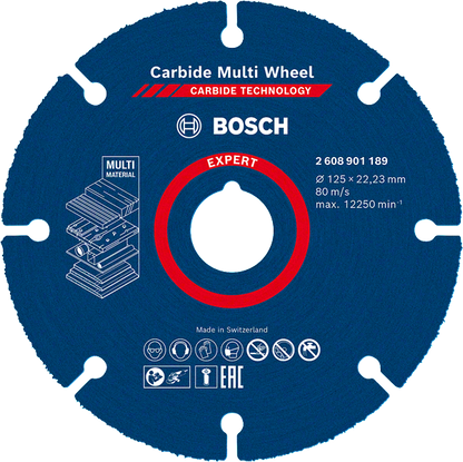 Bosch Professional Carbide Multiwheel 125x22.23mm EXPERT (2608901189)