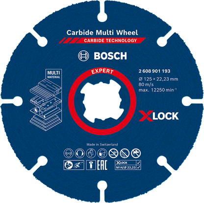 Bosch Professional X-LOCK CMW 125x22.23mm EXPERT (2608901193)