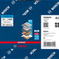 Bosch Professional Expert N880 Vliespad zum Handschleifen, 152 x 229 mm, Extra Cut S, 20-tlg. (2608901210)