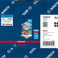 Bosch Professional Expert N880 Vliespad zum Handschleifen, 152 x 229 mm, grob A, 20-tlg. (2608901212)