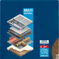 Bosch Professional Expert N880 Vliespad zum Handschleifen, 115 x 140 mm, grob A, 2-tlg. (2608901218)