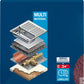 Bosch Professional Expert N880 Vliespad zum Handschleifen, 115 x 140 mm, Allzweck, 2-tlg. (2608901220)