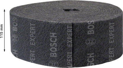 Bosch Professional Expert N880 Vliesrolle zum Handschleifen, 115 mm x 10 m, ultrafein S (2608901231)