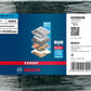 Bosch Professional Expert N880 Vliesrolle zum Handschleifen, 115 mm x 10 m, Allzweck (2608901232)