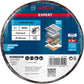Bosch Professional Expert N880 Vliesscheibe für Exzenterschleifer, 128 mm, grob, 5-tlg. (2608901385)