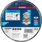 Bosch Professional Expert N880 Vliesscheibe für Exzenterschleifer, 128 mm, fein, 5-tlg. (2608901387)
