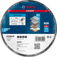 Bosch Professional Expert N880 Vliesscheibe für Exzenterschleifer, 150 mm, fein, 5-tlg. (2608901390)