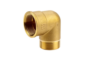 Gardena Messing-Winkel mit Innen-und Außengewinde, 42 mm (G 1 1/4)-Gewinde (7285-20)