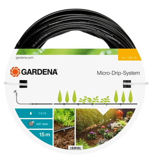 Gardena Micro-Drip-System Tropfrohr oberirdisch 4,6 mm (3/16'), 1,5 l/h, 15 m (1362-20)
