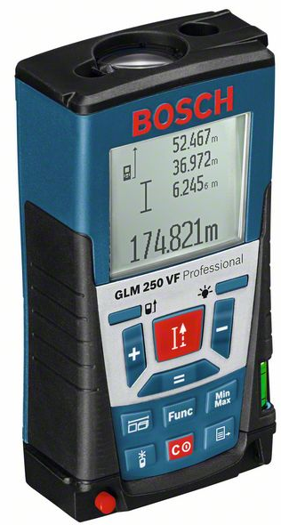 Bosch Professional GLM 250 VF (C) Laser-Entfernungsmesser + BT 150 (061599402J)