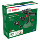 Bosch DIY AdvancedDrill 18V-80 QuickSnap Akku-Bohrschrauber inkl. 3x Aufsätze (06039E2003)