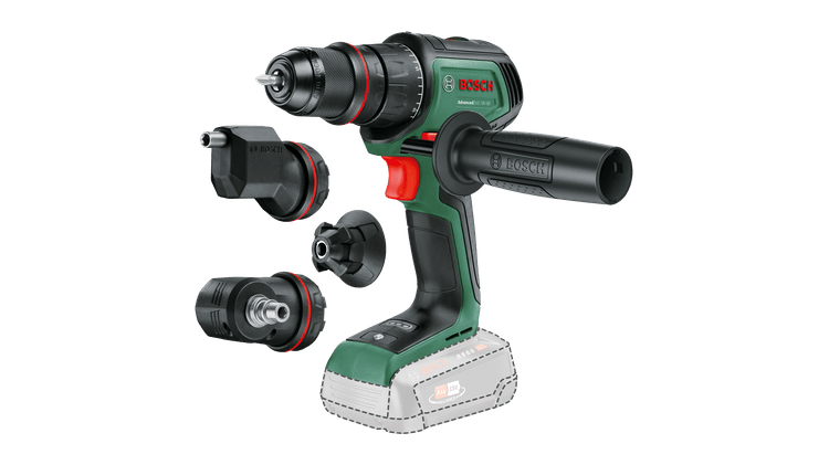 Bosch DIY AdvancedDrill 18V-80 QuickSnap Akku-Bohrschrauber inkl. 3x Aufsätze (06039E2003)