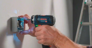 B-Ware Bosch Professional GSR 12V-15 FC (L) Akku-Bohrschrauber (2 x 2,0 Ah) (06019F6001)