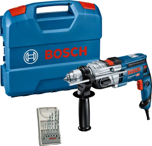 Bosch Professional GSB 20-2 (CC) Schlagbohrmaschine + Bohrer-Set (060117B401)