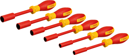 Bosch Professional PRO VDE Steckschlüssel Set, HEX 7-14,6St (1600A02NF3)