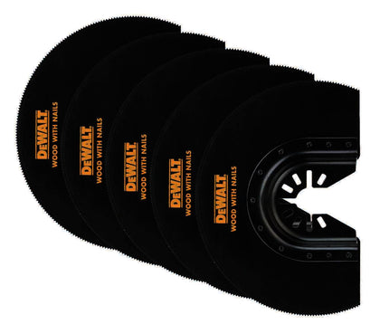 DEWALT Multi-Tool Sägeblatt Segment 100mm 5Stk (DT20729-QZ)