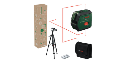 Bosch DIY UniversalLevel 2 Kreuzlinienlaser-Set (0603663FZ1)